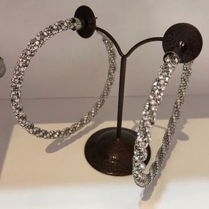 Crystal Hoop earrings